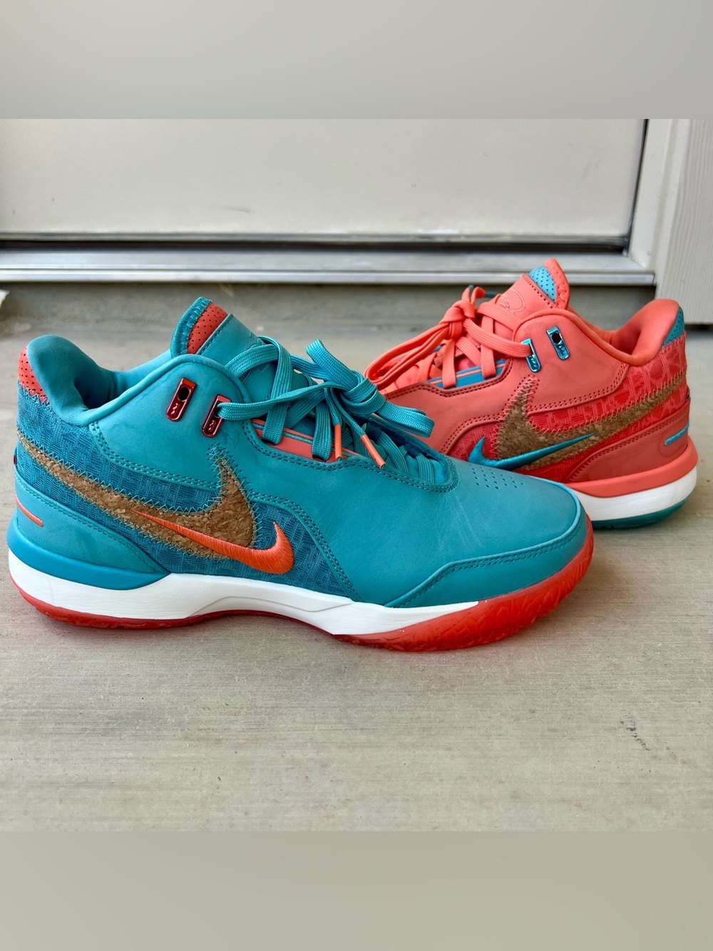 Nike LeBron James NXXT Gen AMPD Multi-Color Basketball Shoes Sneakers Men's 8.5